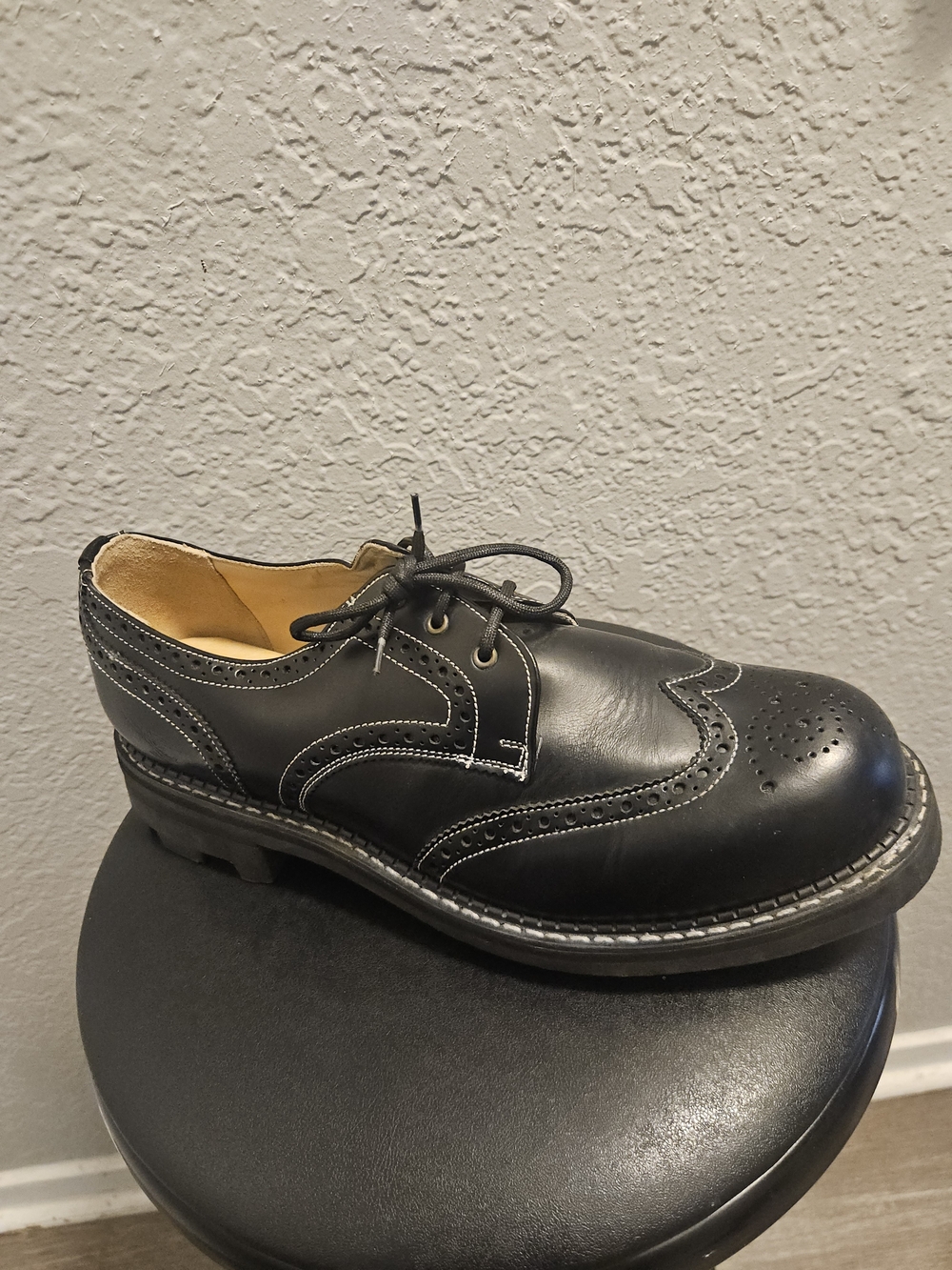 John Fluevog 7th Heaven Michael Wingtip Derby Shoe Mens Size 12